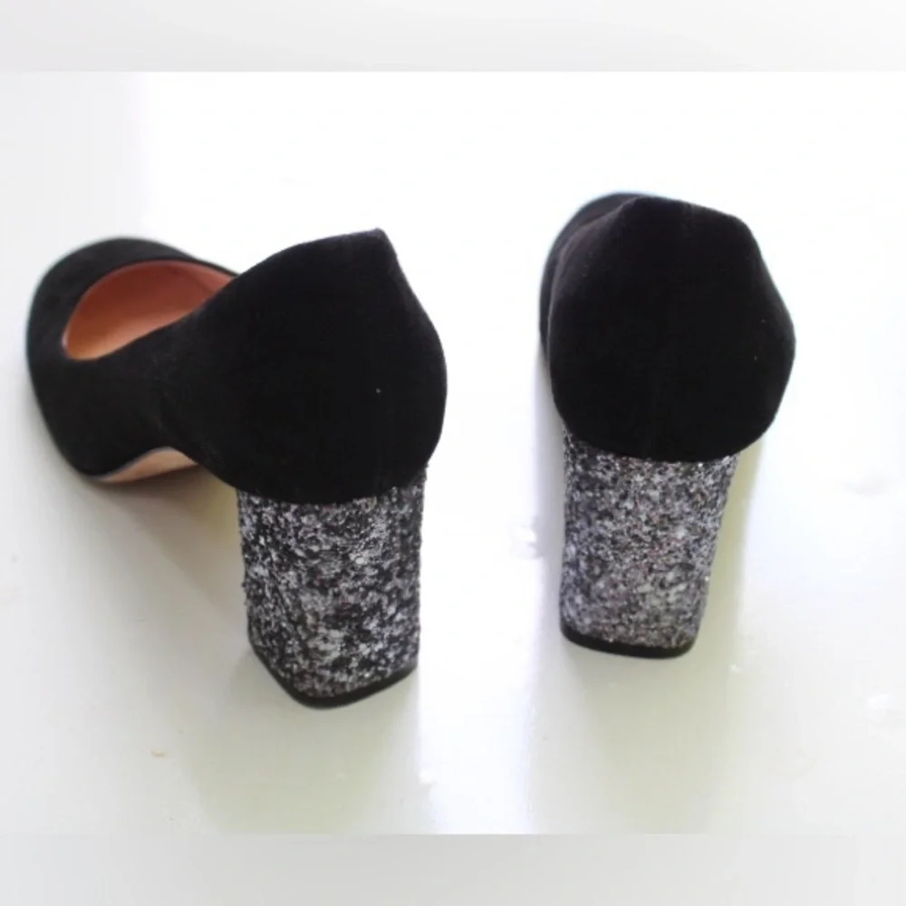 Kate Spade Dolores glitter pumps